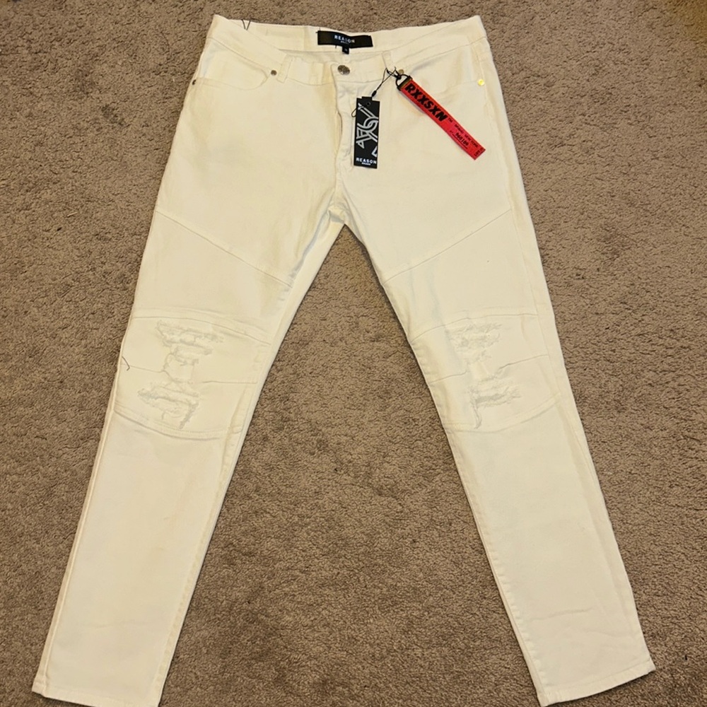 Reason Brand Moto Skinny Jeans